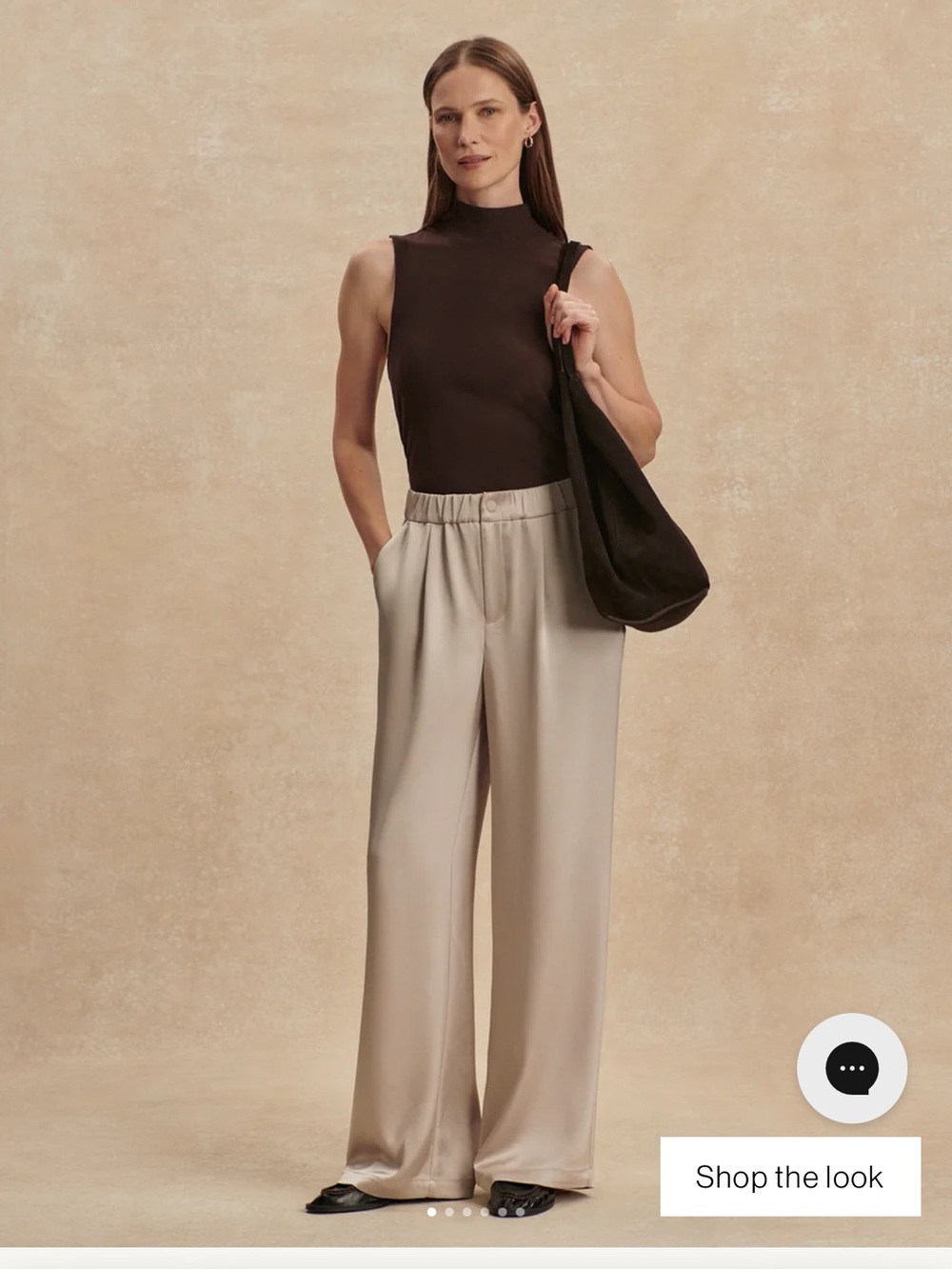 NWT Varley Kayson Wide-Leg Pant Size Small